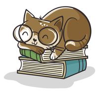 Cat with books-01